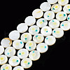 Natural Freshwater Shell Enamel Beads SHEL-N026-194-06-1