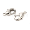 Rack Plating Brass Lobster Claw Clasps KK-F090-27P-01-2