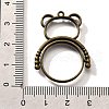 Alloy Open Back Bezel Pendants PALLOY-I223-09AB-3
