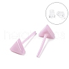 Hypoallergenic Bioceramics Zirconia Ceramic Stud Earrings EJEW-Z023-09A-1