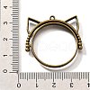 Alloy Open Back Bezel Pendants PALLOY-I223-06AB-3
