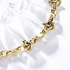 304 Stainless Steel Coffee Bean Chains for Men Women BJEW-G725-01G-3
