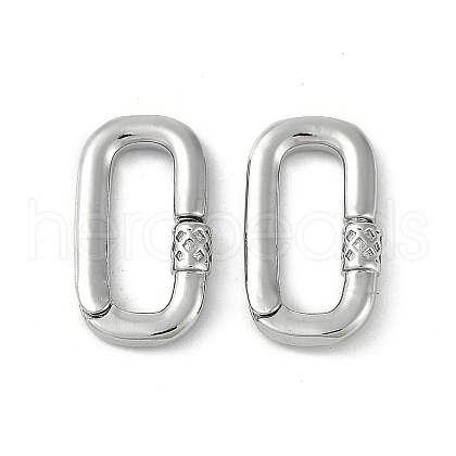 Brass Spring Gate Rings KK-Z078-01P-1