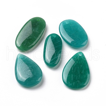 Natural Amazonite Pendants G-G694-M-05-1