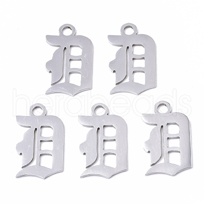 201 Stainless Steel Pendants STAS-N091-40D-1