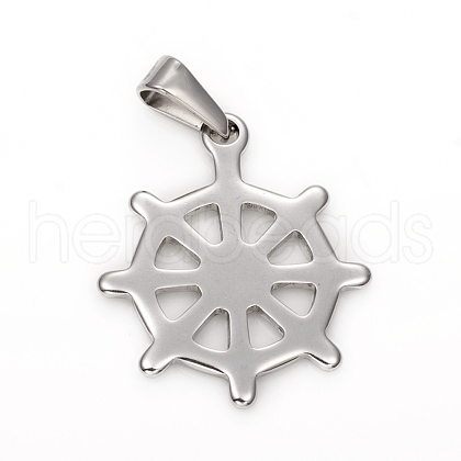 Tarnish Resistant 304 Stainless Steel Pendants STAS-I136-24P-1