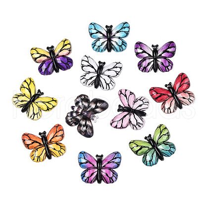 Printed Translucent Acrylic  Pendants OACR-T028-23B-1