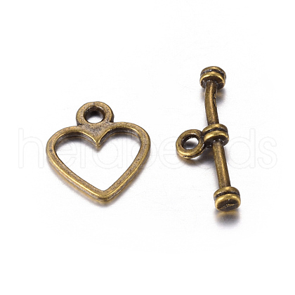 Tibetan Style Toggle Clasps MLF1178Y-NF-1