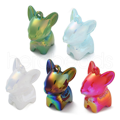 UV Plating Acrylic Pendants PACR-Q008-21-1