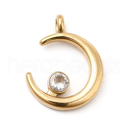 Rhinestone Pendants STAS-E177-12G-1