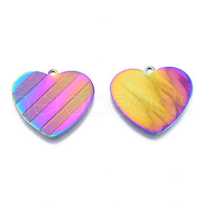 Ion Plating(IP) 304 Stainless Steel Pendants STAS-N098-197M-1