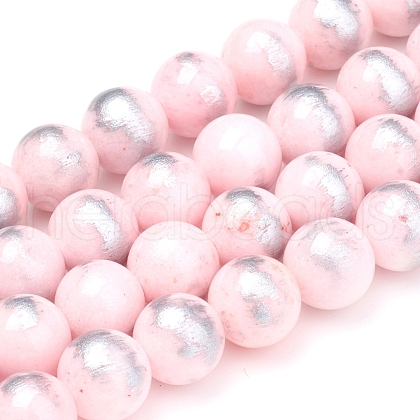 Natural Mashan Jade Beads Strands G-G833-8mm-13-1