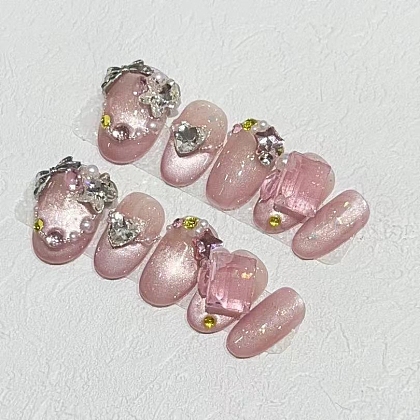 Plastic False Nail Tips PW-WG19A7A-01-1