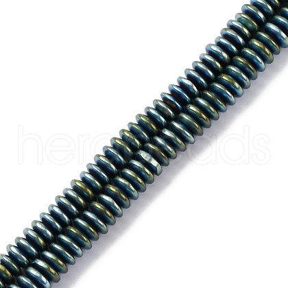 Electroplated Non-magnetic Hematite Beads Strands G-P571-B01-01G-1