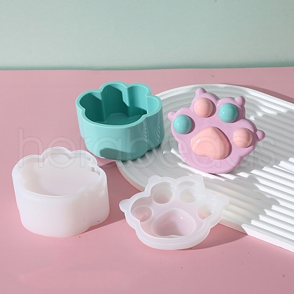 Paw Print DIY Silicone Storage Molds PW-WG037C1-01-1