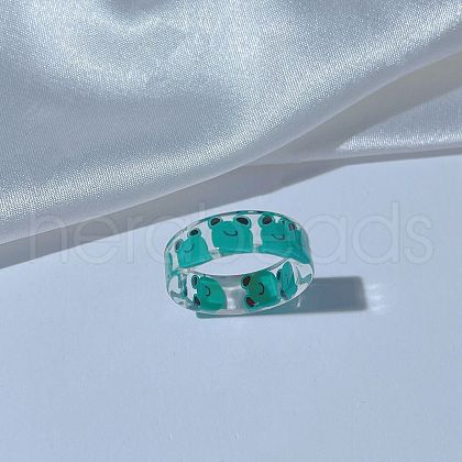 Transparent Resin Finger Rings for Women FS-WGB67A3-03-1