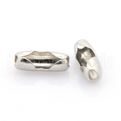 Tarnish Resistant Stainless Steel Ball Chain Connectors X-STAS-L018E-P-1