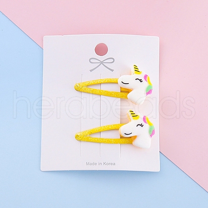 Metal Snap Hair Clips PW-WGFAEB1-01-1