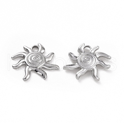 Non-Tarnish 304 Stainless Steel Pendants STAS-C003-12P-1