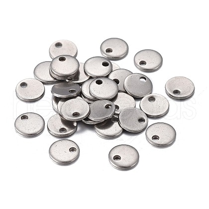 Non-Tarnish 201 Stainless Steel Charms STAS-F255-043P-6mm-1