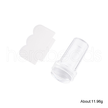 Silicone Nail Art Seal Stamp and Scraper Set X-MRMJ-Q061-001-1