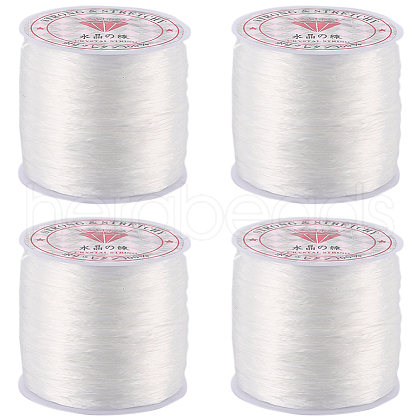 SUNNYCLUE 4 Rolls Flat Elastic Crystal String EW-SC0001-05D-1