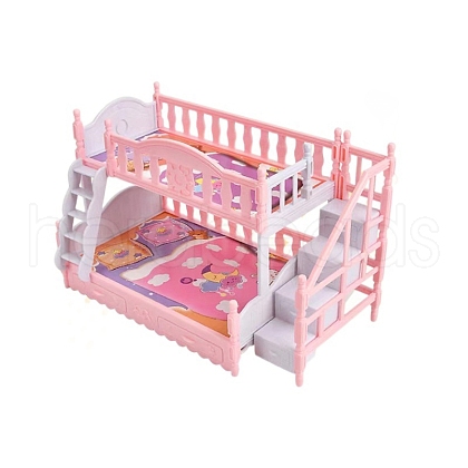 Plastic Bunk Bed Miniature Ornaments PW-WG7AD6D-01-1