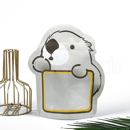 Cartoon Animal PET Cookies Zip Lock Bags PW-WG28C20-03-1