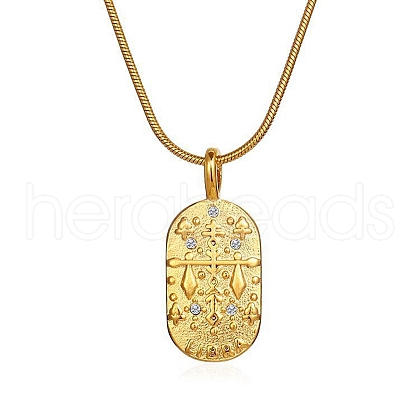 Constellations Cubic Zirconia Pendant Necklace PW-WG56929-01-1
