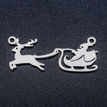 Non-Tarnish 201 Stainless Steel Pendants STAS-T046-JA367-1-1