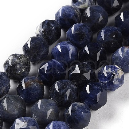 Natural Sodalite Beads Strands G-NH0021-A02-02-1