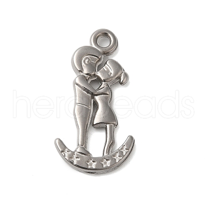 Non-Tarnish 304 Stainless Steel Pendants STAS-N103-36P-1