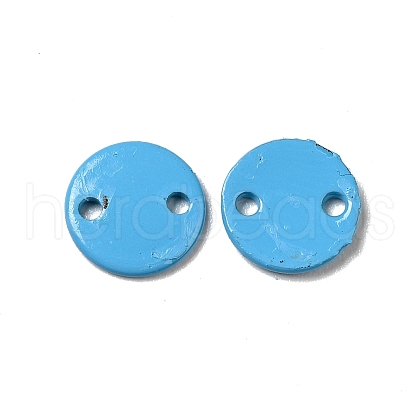 Spray Painted 201 Stainless Steel Connector Charms STAS-G304-23D-1