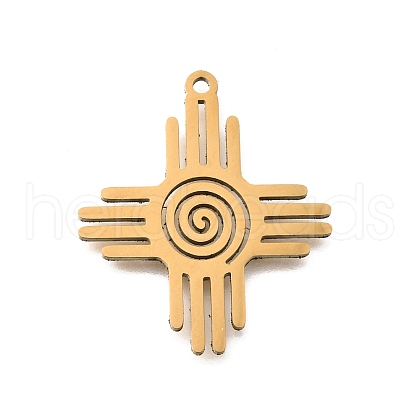 304 Stainless Steel Pendants STAS-S176-26G-1