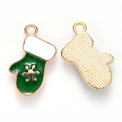 Alloy Enamel Pendants ENAM-S121-017B-1