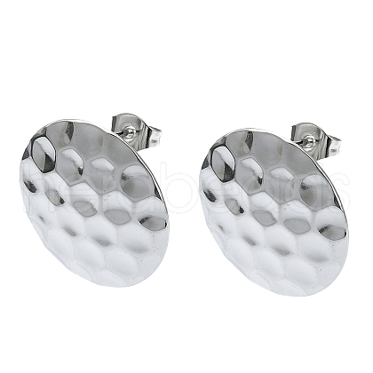 Tarnish Resistant 201 Stainless Steel Stud Earrings EJEW-K270-15P-1