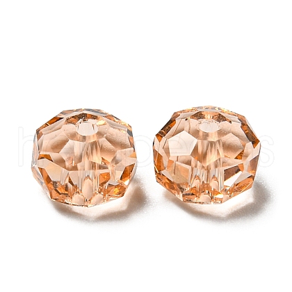 Transparent K9 Glass Beads GLAA-E048-01-11-1