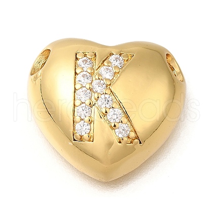 Rack Plating Brass Micro Pave Cubic Zirconia Pendants KK-I722-04G-K-1