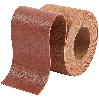 2M PVC Imitation Leather Ribbons SRIB-WH0011-125D-03-1