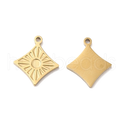 Ion Plating(IP) 316L Surgical Stainless Steel Charms X-STAS-H213-40G-1