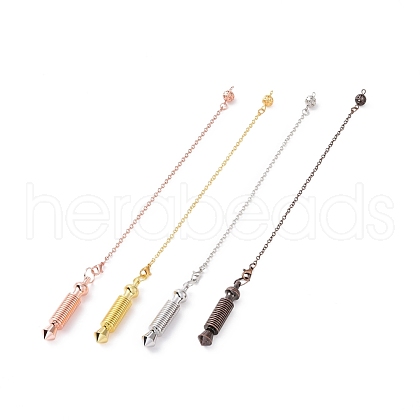 Brass Coil Dowsing Pendulums G-K239-06-1
