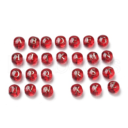 26Pcs Transparency Glass Beads GLAA-Q001-07A-1