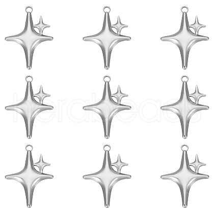 Unicraftale 10Pcs 304 Stainless Steel Pendants STAS-UN0061-12-1