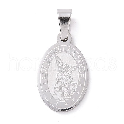 Non-Tarnish 304 Stainless Steel Pendants STAS-H356-07P-1