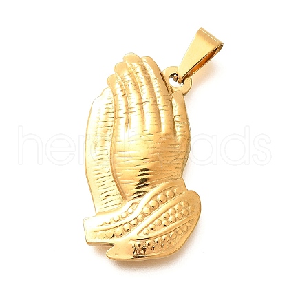 201 Stainless Steel Pendants STAS-Q344-05A-G-1