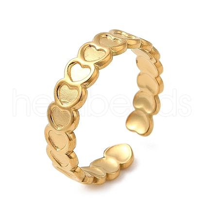 304 Stainless Steel Finger Rings AJEW-Z009-02A-G-1