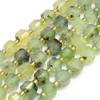 Natural Prehnite Beads Strand G-I376-D32-01-1