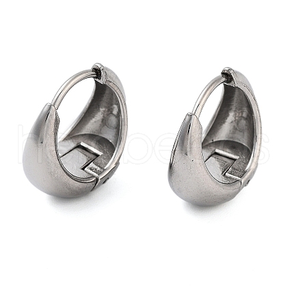 Non-Tarnish 304 Stainless Steel Hoop Earrings EJEW-L291-002P-1