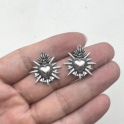 Tibetan Style Zinc Alloy Pendants PW-WG0C0EE-03-1