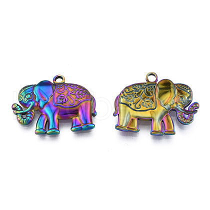 Ion Plating(IP) 201 Stainless Steel Pendants STAS-N098-203M-1